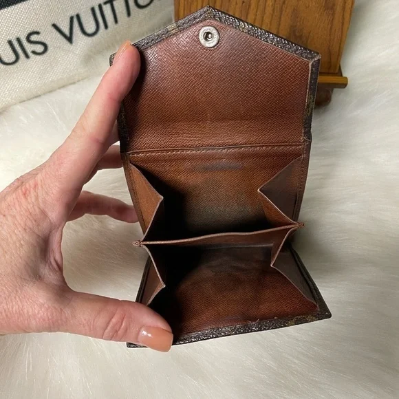 Authentic VINTAGE LOUIS VUITTON MONOGRAM PORTEFEIULLE ELISE TRIFOLD WALLET​